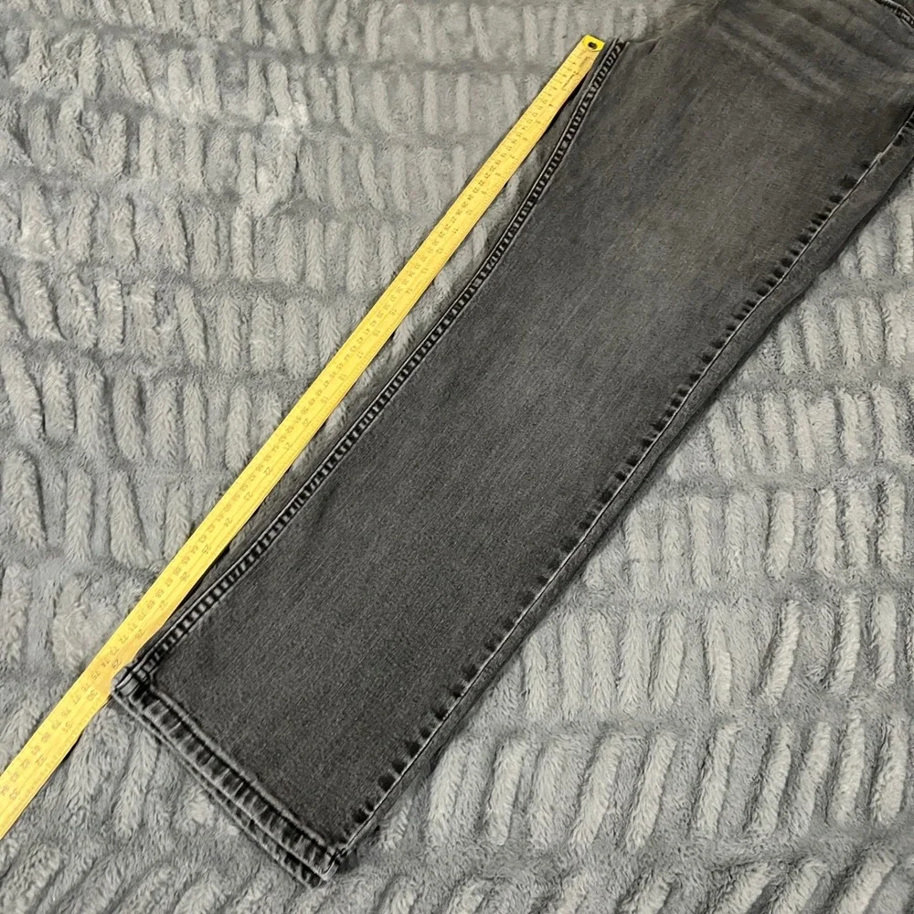 Levis 514 Straight Fit Mens Jeans 40x32 Charcoal Gray Stretch‎ Denim 00514-1598